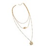 SOHI Women's Gold Everyday Multi-Layer Necklace - 2 of 4