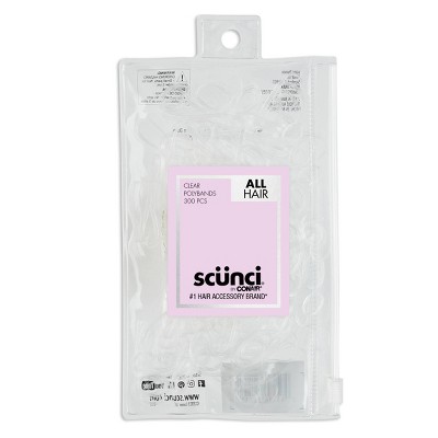 scünci Mixed Size Polyband Hair Ties - 300pc