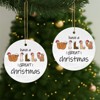 Gifts for Christmas, Funny Christmas Ornament Ceramic 2-Side Printed - 2 of 4
