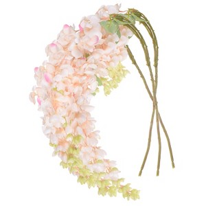 Unique Bargains Silk Durable UV-resistant Artificial Plant 3 Pcs - 1 of 4