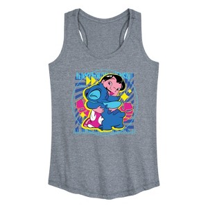 Women's - Disney - Lilo & Stitch Graphic Racerback Tank - 1 of 4