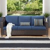 UPTIOT 77'' Polyethylene (PE) Wicker Outdoor Patio Sofa - 4 of 4