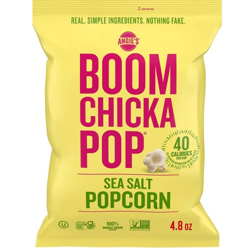 Angie's Boomchickapop Sea Salt Popcorn - 4.8oz, 1 of 6