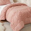 Racxily Comforter Set, Romantic Floral Design with Jersey Knit - 4 of 4