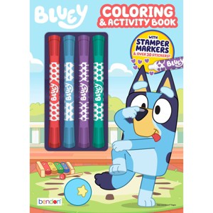 Bluey Coloring Book with Stamper Markers - 1 of 4