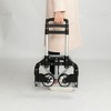 NAYSAYE Portable Folding Telescopic Cart Dolly Hand Trolley for Luggage Grocery and Travel with 165 lbs Load Capacity, Black, 39.37"*15.75"*15.35" - 2 of 4