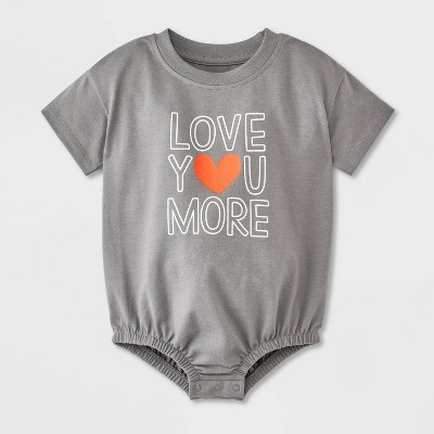 Image of Baby Graphic Romper - Cat & Jack™ Gray Newborn