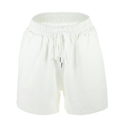 White store athletic shorts