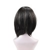 Synthetic Lace Front Wigs Short Bob Straight Wig Natural Looking L Part Heat Resistant Daily Party Full Head Hair for Women - 3 of 4