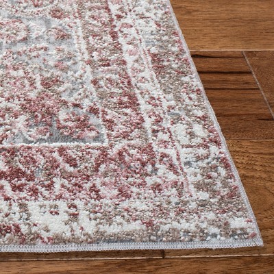 Ethereal Ivory Abstract 4' x 6' Synthetic Area Rug