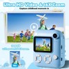 SUGIFT Kids Instant Print Camera with 32GB Card & 4 Rolls Paper, Dual-Lens 1080P Video Camera for Boys & Girls - 2 of 4