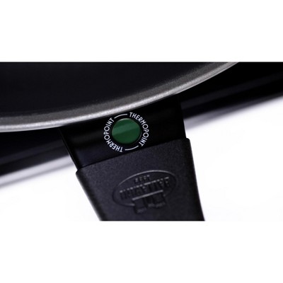Avola Black Aluminum Nonstick Fry Pan Set, 2 Pieces