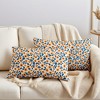 REGALWOVEN Floral Pattern Decoration Throw Pillow Cover for Outdoor Indoor 2 Pcs - 2 of 4