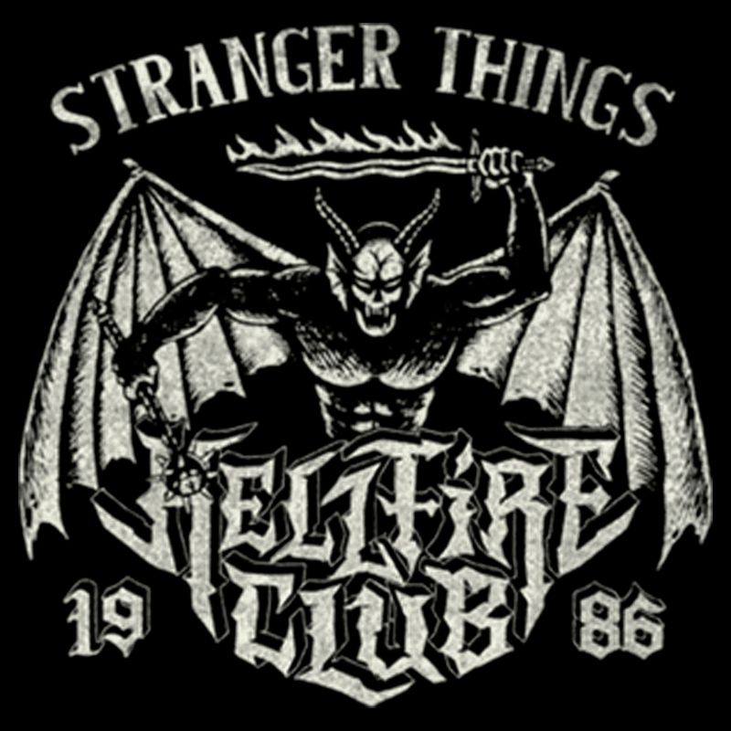 Infant's Stranger Things Hellfire Club 1986 Logo Onesie, 2 of 4