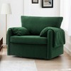 Whisen Modern Swivel Accent Chair & Single Sofa Lounge, Oversized Swivel Armchair, Comfortable Seating - 4 of 4