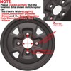 ATV/UTV Tire & Wheel Set (2 PCS) - 6PR All-Terrain Tires with 12" Steel Rims - 3 of 4