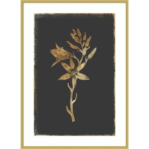 30" x 41" Carmass and Wild Hyacinth Flowers by PI Collection Wood Framed Wall Art Print - Amanti Art: Modern Lithograph, Hardwood Frame - 1 of 4