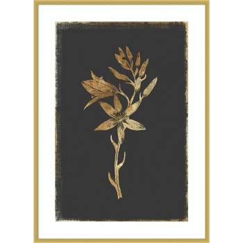 Gold Hershey By Gardenia Wall Art Wood - Target Moira Framed Amanti : Drawing Print Line 21\