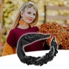 Unique Bargains Women's Fashion Faux Pearl Beaded Knotted Headbands 1 Pc - 2 of 4