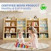 LOVMOR 4 Tier Kids Bookshelf, Baby Toddler Book Rack Toy Storage Organizer, Wooden Montessori Bookcase for Kids Rooms, Bedroom, Playroom, Nursery - 4 of 4