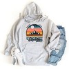 Simply Sage Market Women's Graphic Hoodie Peace Love and Mountains - 2 of 2