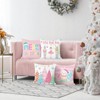 Merry Christmas Nutcrackers Throw Pillow Covers 18 x 18 Inch Xmas Tree Snowman Pink Decorative Pillows - 3 of 4