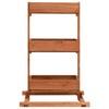 Aghana Digitals Rustic Brown Firwood Plant Stand - 3-Tier Rectangular Indoor/Outdoor Durable Shelf - 2 of 4