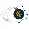 Ithaca College Secondary Logo Mini Small Tiny Wood Christmas Tree Holiday Ornament - 4 of 4
