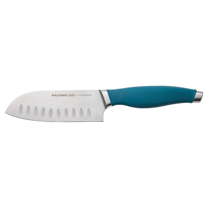 Rachael Ray 3pc Stainless Steel Chef Knife Set Teal, 5 of 7