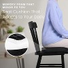 HOM Cooling Gel Memory Foam Seat Cushion - Ergonomic Chair Cushion with Cooling Gel Technology for Back Pain Relief & Ultimate Comfort - 2 of 4