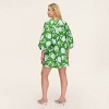 Women's Classic Rose Poplin Long Sleeve Mini Dress - kate spade new york x Target Green/Blue - 2 of 4