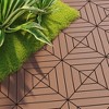 Dolonm 44-Pack 12"x12" Interlocking Deck Tiles – Waterproof Outdoor & Indoor Floor Tiles for Patio, Pool, Balcony – Easy Snap-Together Design - 4 of 4