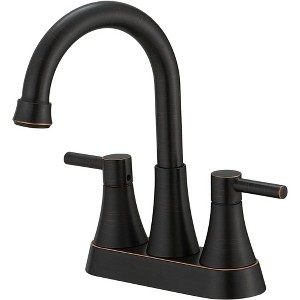 BWE 4 in. Centerset 2-Handle High-Arc Bathroom Faucet - 1 of 4