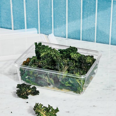 (3) 14 Cup Tritan Plastic Rectangle Food Storage Container Clear - Figmint™: Stackable, Freezer & Microwave Safe