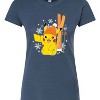 Women's - Pokémon - Pika Skii Fitted Graphic T-Shirt - 2 of 3