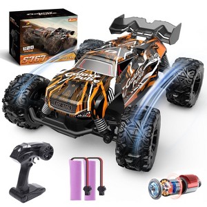 Skirfy Remote Control Car, 1:18 Remote Control Monster Truck All-Terrain 2.4GHz RTR RC Cars W/ 2 Batteries for Kids Toys Gift - 1 of 4