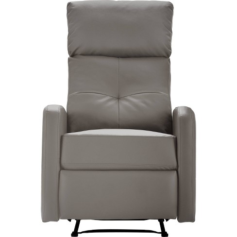 Henderson Leather Recliner Chair Gray, Gray Leather Recliner Chair