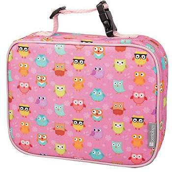 Bentology Lunch Box for Girls - Kids Insulated Lunchbox Tote Bag Fits Bento Boxes - Owl