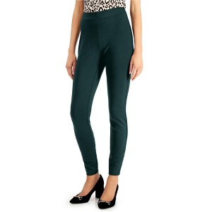 I.N.C International Concepts Womens Solid Casual Trouser Pants, Green, 12 - 1 of 1