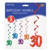 Beistle Celebrate Your Milestone Event with these Colorful Whirls from Beistle, 3', (10/Pkg) - 3 of 4
