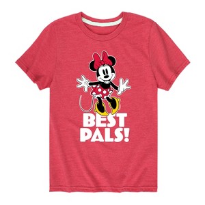 Girls' - Disney - Best Pals Minnie Short Sleeve Graphic T-Shirt - 1 of 4