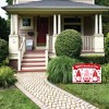 Big Dot of Happiness Valentine Gnomes - Valentine's Day Party Yard Sign Lawn Decorations - Happy Valentine's Day Party Yardy Sign - 3 of 4