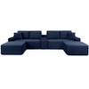 GDFStudio Luvina 150'' 4-Seater Corduroy Upholstered Sectional Sofa with Cup Holders and USB Ports - 4 of 4