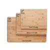 Dura Culina® Bamboo Cutting Boards, Natural, Bamboo Kitchen Chopping Board for Food Prep, Chopping, and Carving Meat, Fruits, and Vegetables - 4 of 4