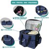 PetAmi Dog Travel Bag, Pet Supplies Organizer with Pockets, Food Container Collapsible Bowls, Gift Accessories Weekend Camping - 4 of 4