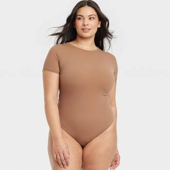 Women's Seamless Fabric Bodysuit - Wild Fable™ Black L - Yahoo Shopping