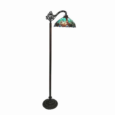 Chloe Lighting CH18780VG13-RF1 Liaison Tiffany-Style 1 Light Victorian Reading Floor Lamp 13" Shade