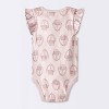 Baby Girls' 3pk Sleeveless Ruffle Bodysuit - Cloud Island™ Pink - 2 of 4