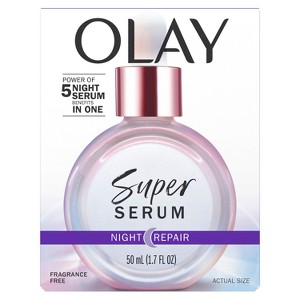 Olay Super Serum Night Repair Face Serum - 1.7oz - 1 of 4