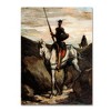 Trademark Fine Art -Honore Daumier 'Don Quixote In The Mountains 2' Canvas Art - 2 of 3